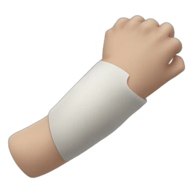arm in a cast sticker