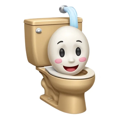 skibidi toilet character sticker