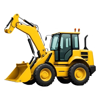 Backhoe Loader - Caterpillar 430F (Model Year: 2021) (Iconic colour: Yellow) sticker