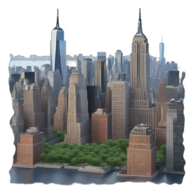 New York city Skyline sticker