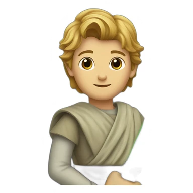 Luke green lightsaber sticker