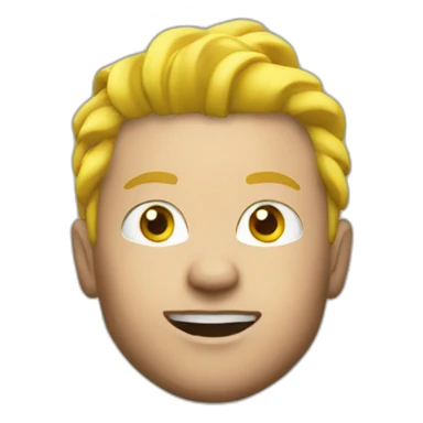 ajax player running yellow hair sticker