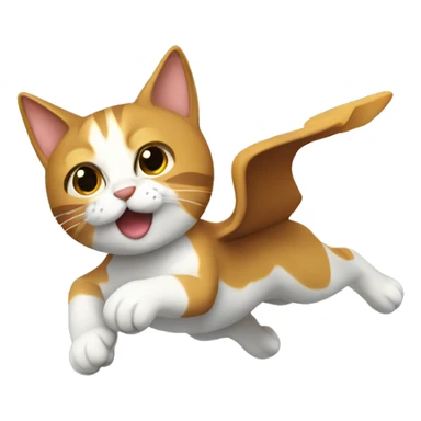 Gato volador  sticker