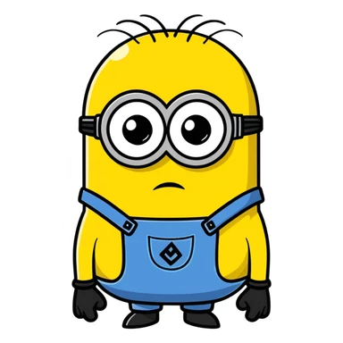 crying minion ￼ sticker