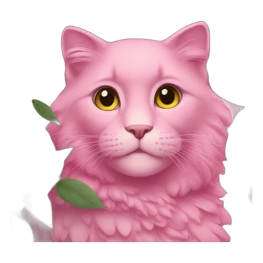 Cacca color rosa sticker