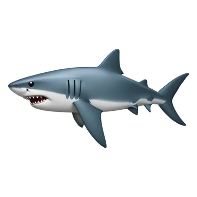 A shark walking  sticker