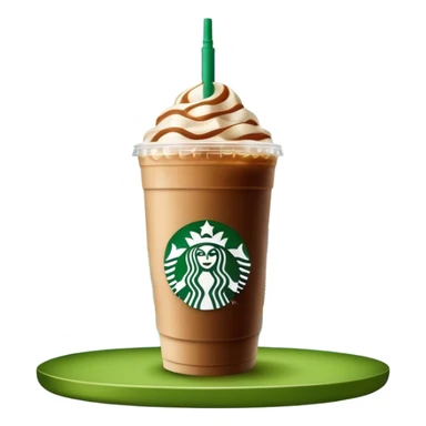 Starbucks iced coffee with Dubai chivalry bar with green filling and burn Khalifa  sticker