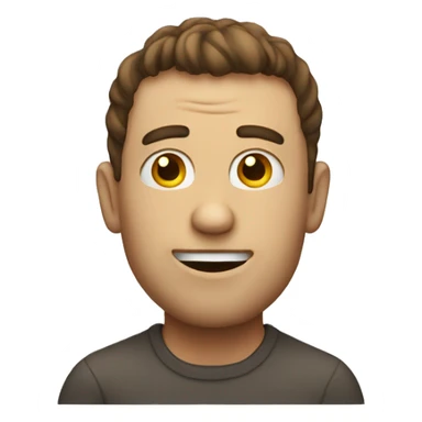 emoji guy not sure sticker