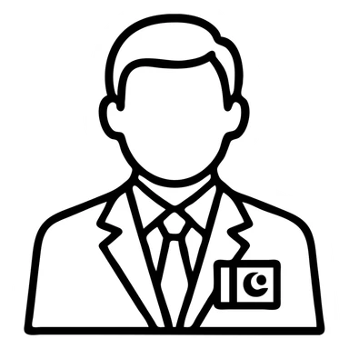 Pakistani diplomat in professional attire representing Pakistan sticker