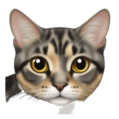 dilute maincoone tortie sticker