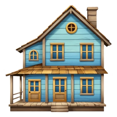 house no trees sticker