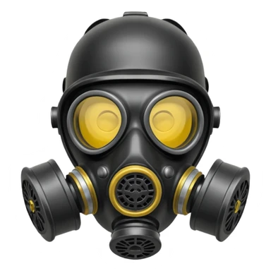 Gas mask sticker