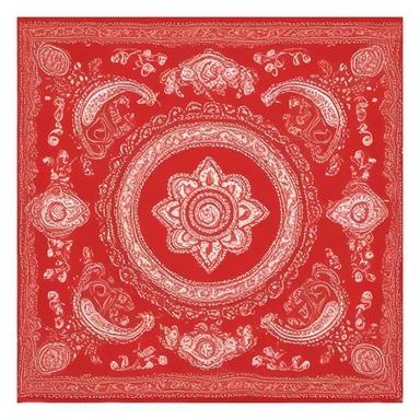 red bandana worn sticker