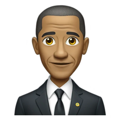 Barack Obama as Ukrainian president sticker