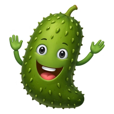 Dancing pickle sticker