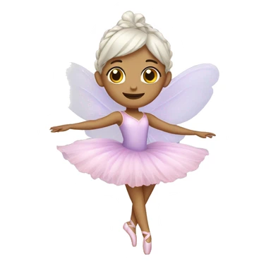 Pastel sugar plum fairy ballerina  sticker