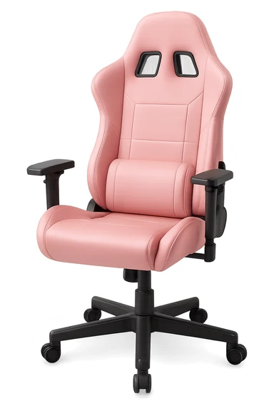 pink game chair sticker