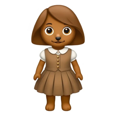 Bassotto seduto con vestito di lana sticker