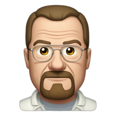 Obese walter white sticker