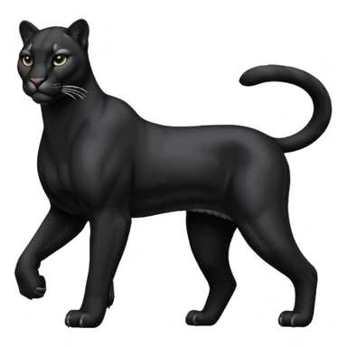Black puma sticker
