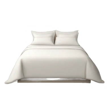 LUXURY BEDROOM WITH WHITE BED SHEETS sticker