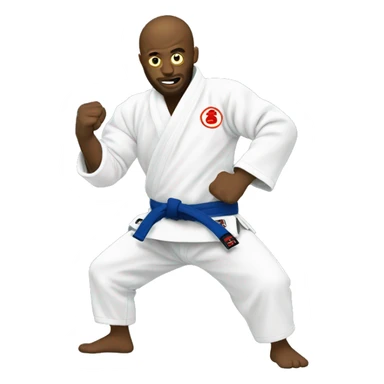 Stoner fighting jiu jitsu sticker