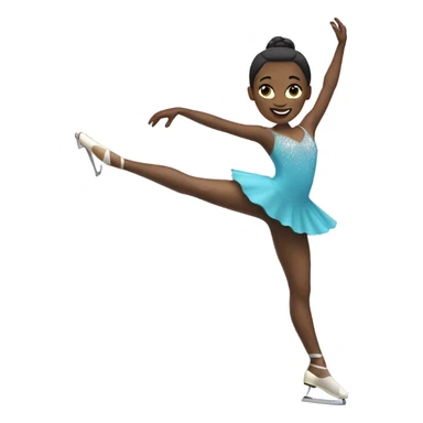 A figure skater sticker