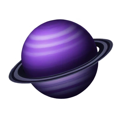 Purple Saturn  sticker