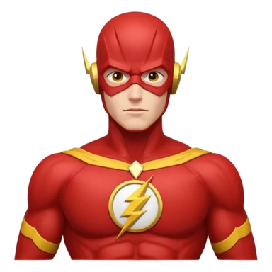 The Flash with stars in his eyes sticker