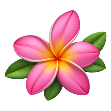 Plumeria sticker