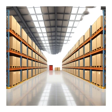 large warehouse sticker