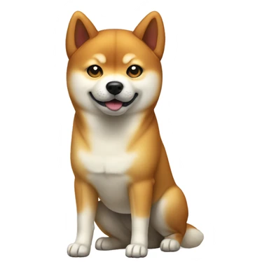 Shiba Inu full body sticker