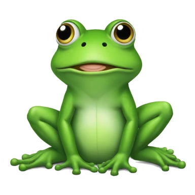 Meme Frog Emoji sticker