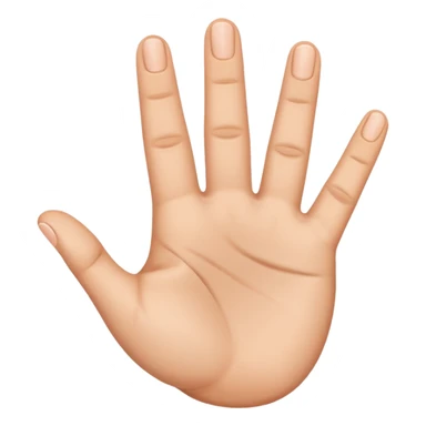 3 fingers emote one hand sticker