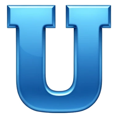 letter u sticker
