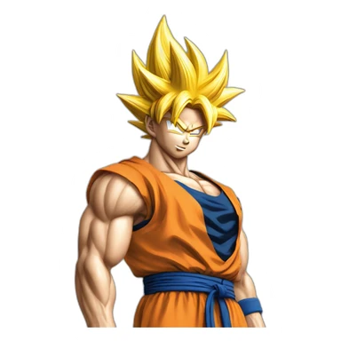 does goku clean nuts? sticker