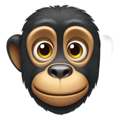 chimps dog sticker