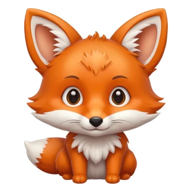 cute baby fox sticker