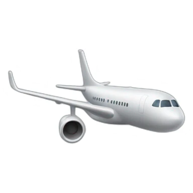 gray plane flying around the world oriented to the right sticker