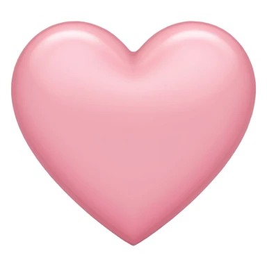 Light pink heart sticker