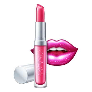 1990’s sparkly lip gloss tube sticker