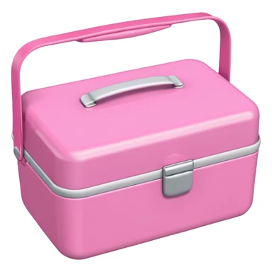 Cute pink lunchbox emoji sticker