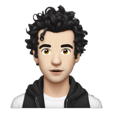 matty healy mugshot sticker