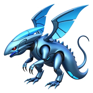 Modern Cyber Lombax-Fakémon-creature, full body sticker