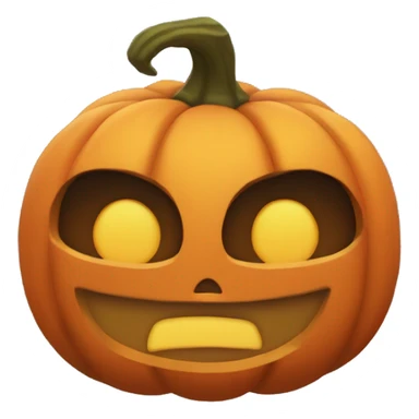 saluting pumpkin, discord style sticker