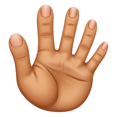 Middle finger toes sticker