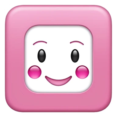 Pink square with 'OK' text sticker