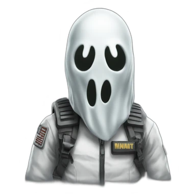 ghost from call of duty sticker