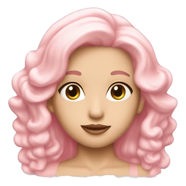 Cœur pastel rose sticker