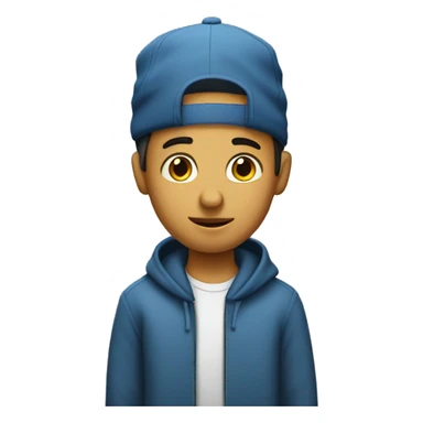 Un garçon qui est content sticker